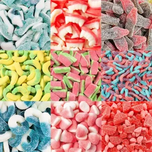 Yoloduck Assorted Fruit Flavor Gummy Candy Cool and Dry Place Sweets and Candies