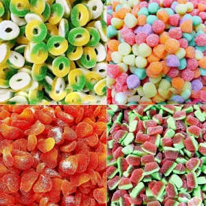 Yoloduck Gummy Candies Fruit Flavored Sweet Sour Soft in Bag Packaging Different Shapes Halal Certified