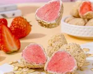 ZHONGBAO Freeze Drying FD Fruit Snacks Sweet Dried Strawberries Mangoes Cereal Leisure Snack Bulk FD Snack Fruits