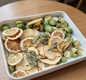 Zero Additive Mixed Dried Fruit Tea Freeze Dried Green Kumquat Lemon Slices Apple Dried Mint for Iced Beverage Factory Supply