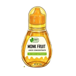 Zero Calories Monk Fruit Extract No Erythritol NON GMO No Fillers Monk Fruit Liquid Concentrated Juice Sweetener