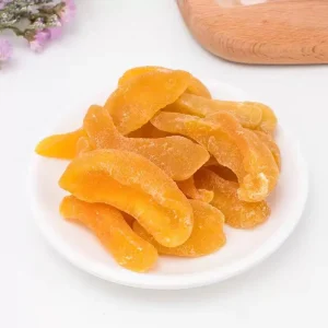 Zhongbao Natural Healthy Sweet Dried Yellow Peach Preserved Fruit Snack Bulk Pack 100g HALAL