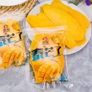 Zhongbao Thai Sliced Mango Dried Fruit Original Flavor 500g Sweet Taste Snacks Ready to Eat Dried Mango Manufacturer Dry Fruits