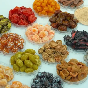 air Dried Fruits with Sugar Dehydrated AD Preserved Plums Prunes Herbal Mixed Snacks Sweet Sour Taste Bulk Packaged