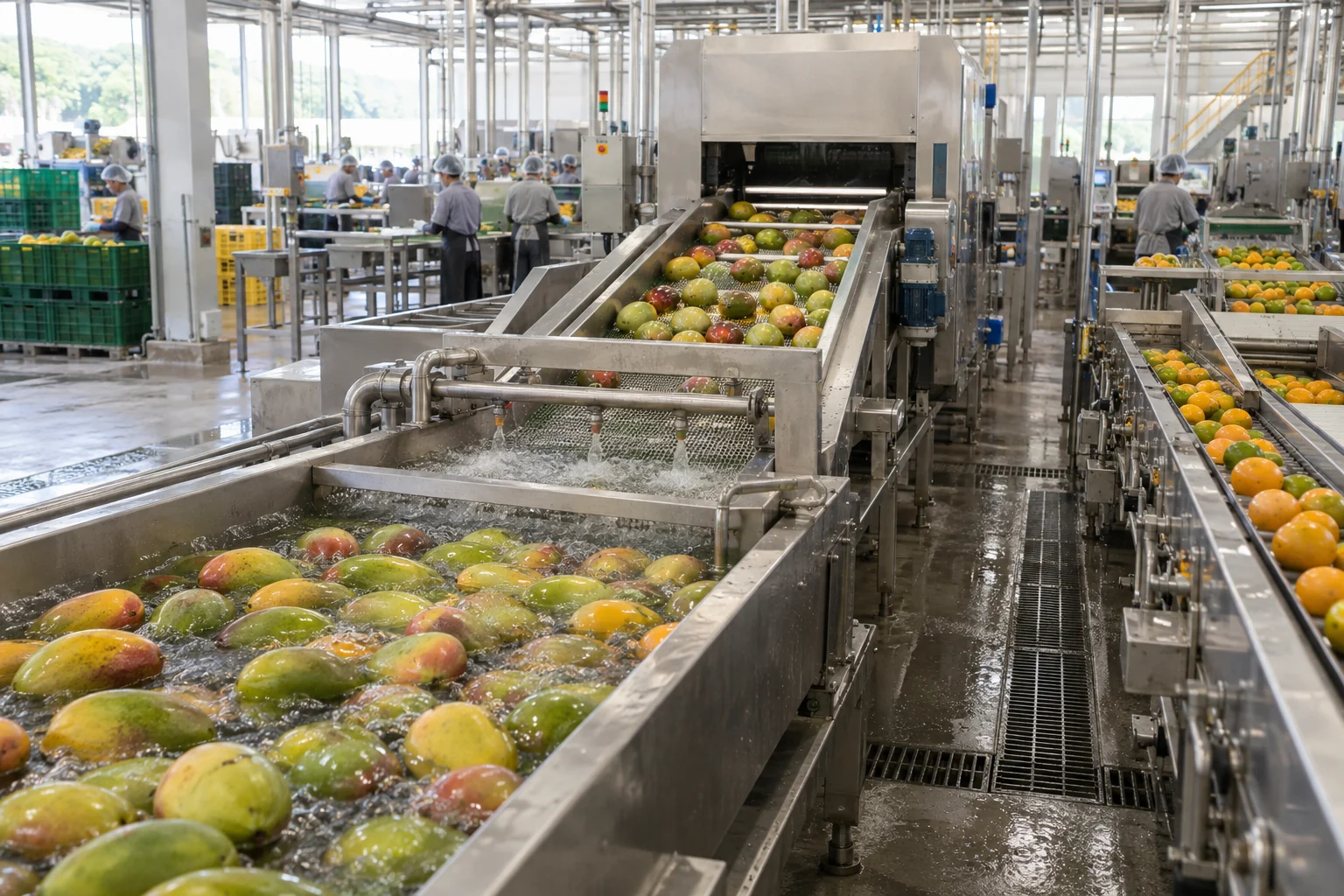Fruit washing & sorting